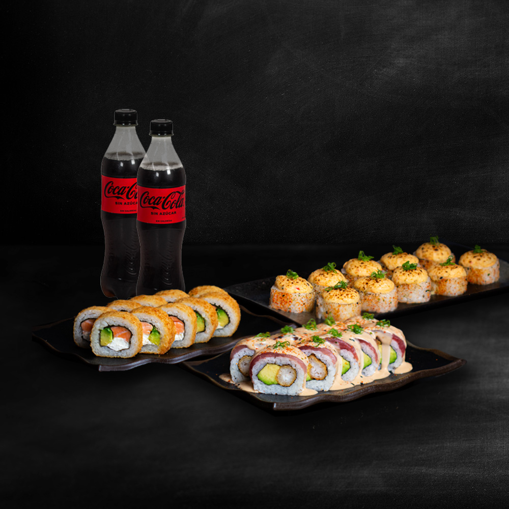 30 makis + 2 gaseosas